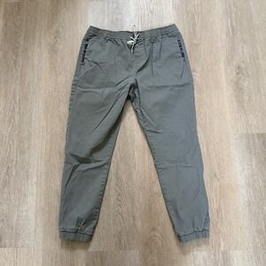 Wowie Men's Rambler Ash Stretch Elastic Waist Aztec Twill Chino Jogger Pants XL